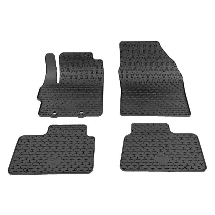 Guminiai kilimėliai TOYOTA Aygo X 2022→ (Su originaliais tvirtinimais, juodos spalvos)