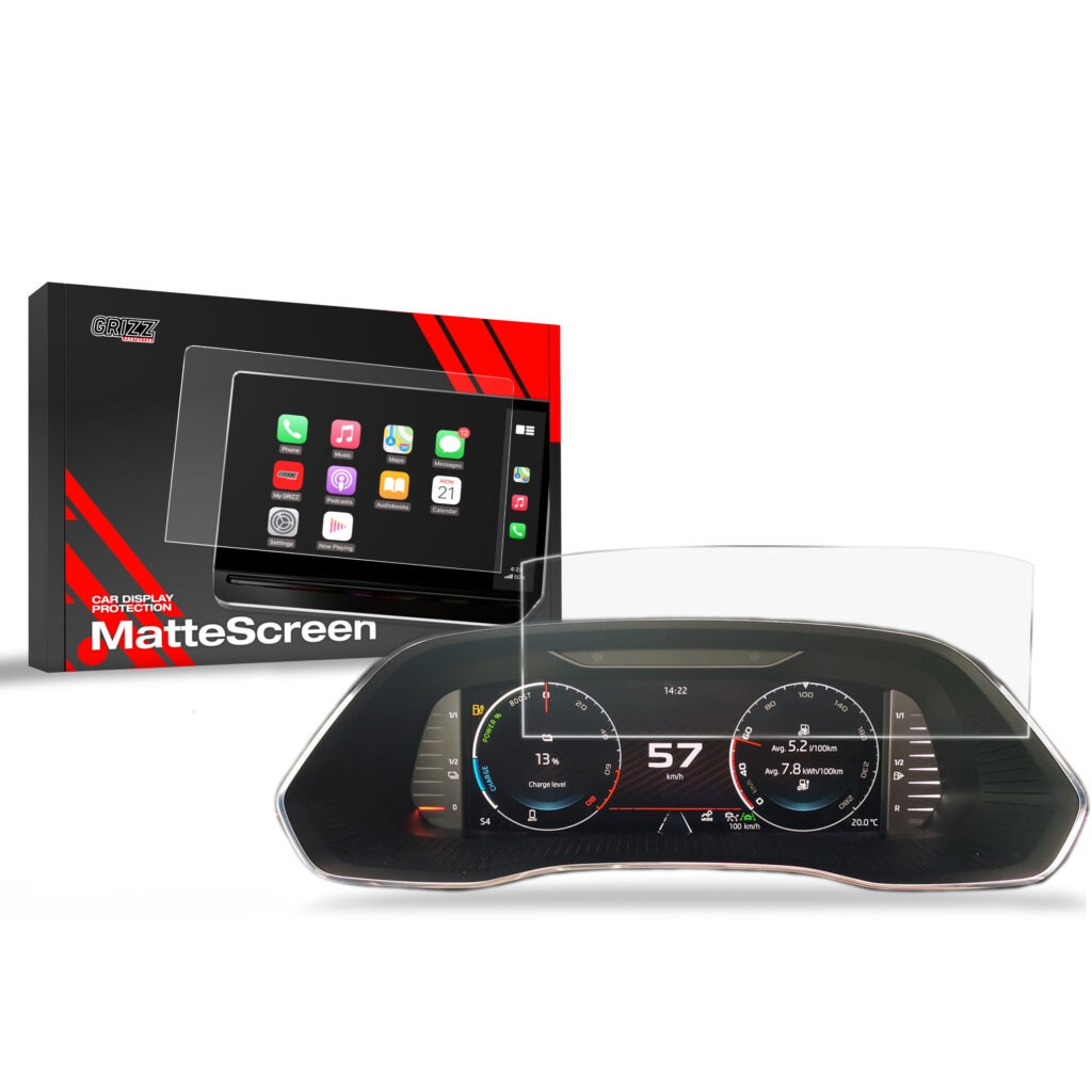 GRIZZ Apsauginė ekrano plėvelė - Skoda Karoq Virtual Cockpit 10,2