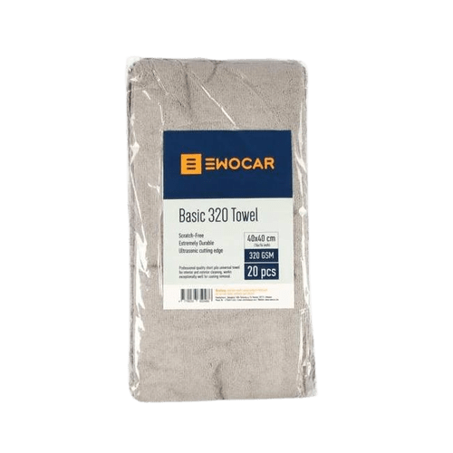 EWOCAR Mikropluošto šluostės - Basic 320 Towel (20 vnt)