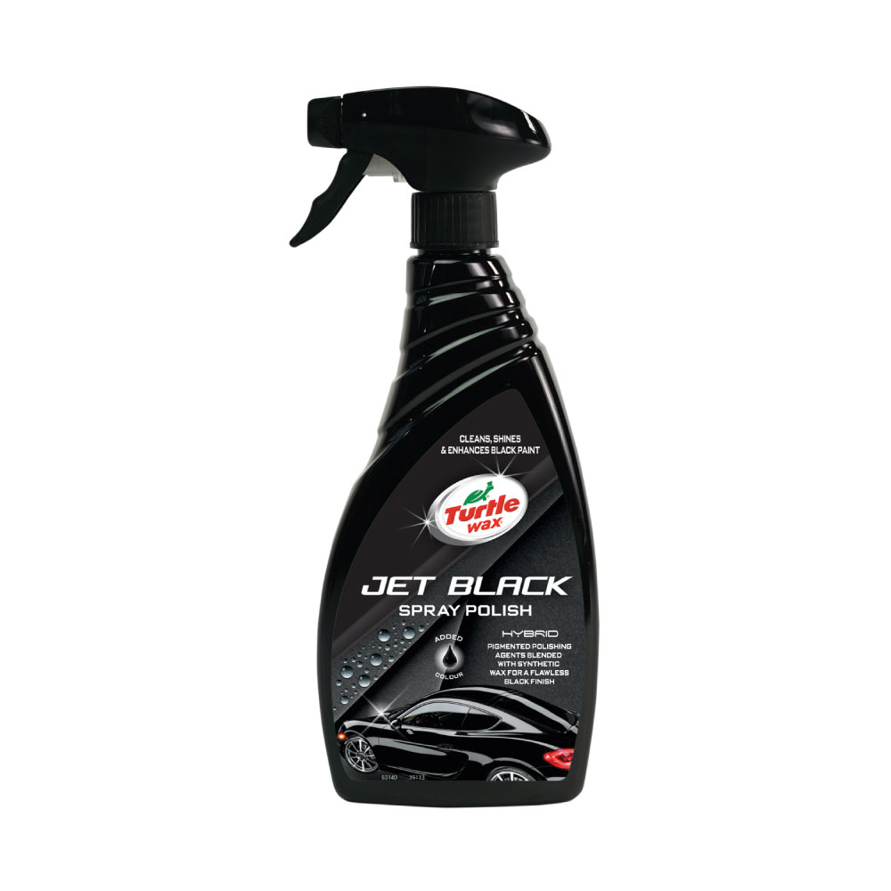 Turtle Wax juodas purškiamas vaškas - Jet Black Spray Polish