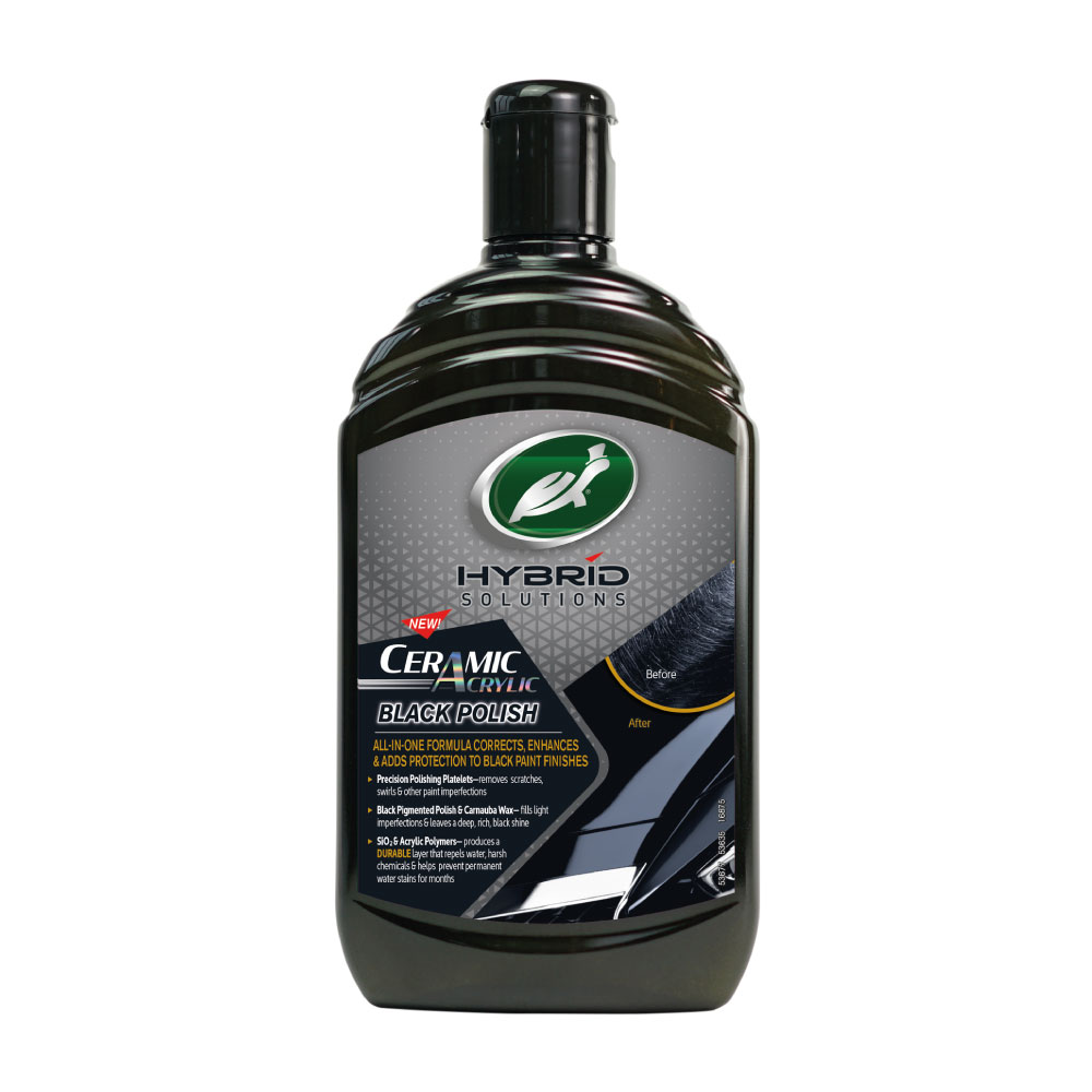 Turtle Wax Hybrid Solutions juoda poliravimo pasta ir vaškas - Ceramic Acrylic Black Polish