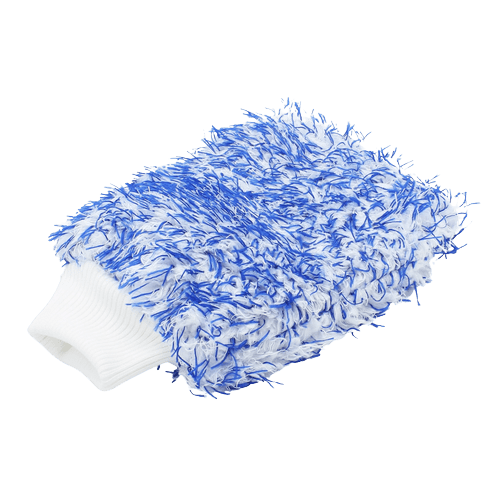 Detailer Place plovimo pirštinė - Washing Mitt Speckled (Balta/Mėlyna)