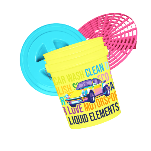 Liquid Elements Kibiras Su Dangčiu ir Grotelėmis - Pop Art