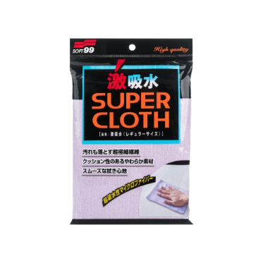 SOFT99 Mikropluošto Šluostė - Microfiber Cloth Super Water Absorbant