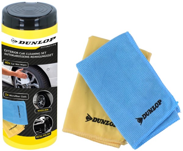 Šluostės mikropluošto mašinai 3vnt Dunlop