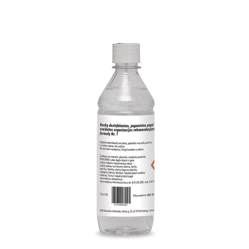 Rankų dezinfekantas 0,5 L