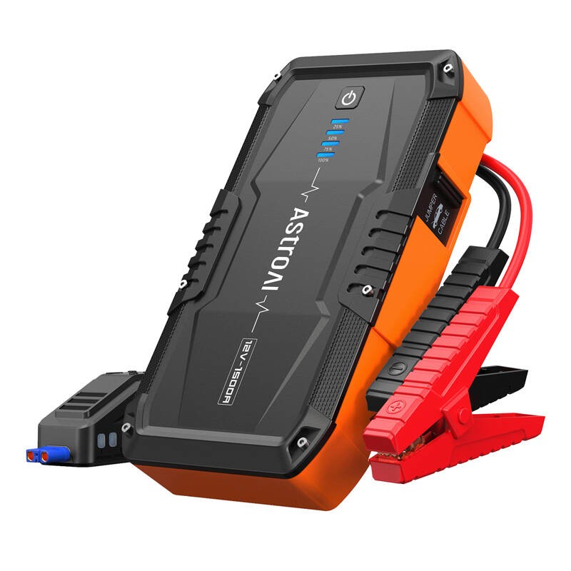 "3-in-1" AstroAI S8 Jump starter + Powerbank + SOS žibintai
