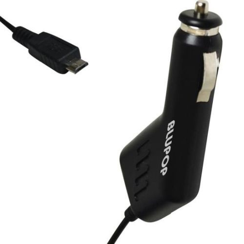 "Blupop BP3253" automobilinis mikro USB įkroviklis 12-24V/2,1A