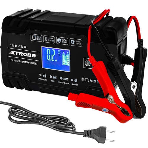 "Blackmoon" (2463) AUTOMATINIS 12 arba 24 V akumuliatoriaus rektifikatorius