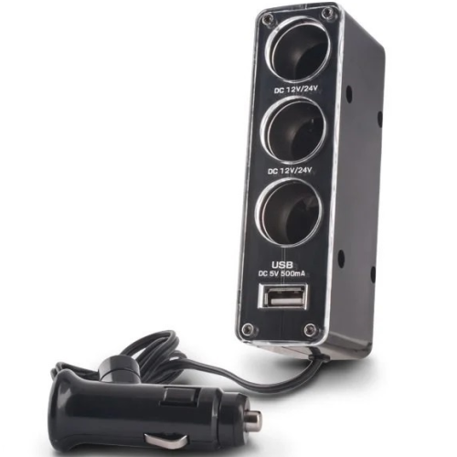Blackmoon (423200) Automatinis 12-24V lizdo daliklis su USB 500mah