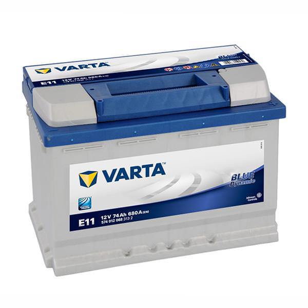 Akumuliatorius VARTA Blue Dynamic, 74 Ah, 680 A, 278 x 175 x 190 mm