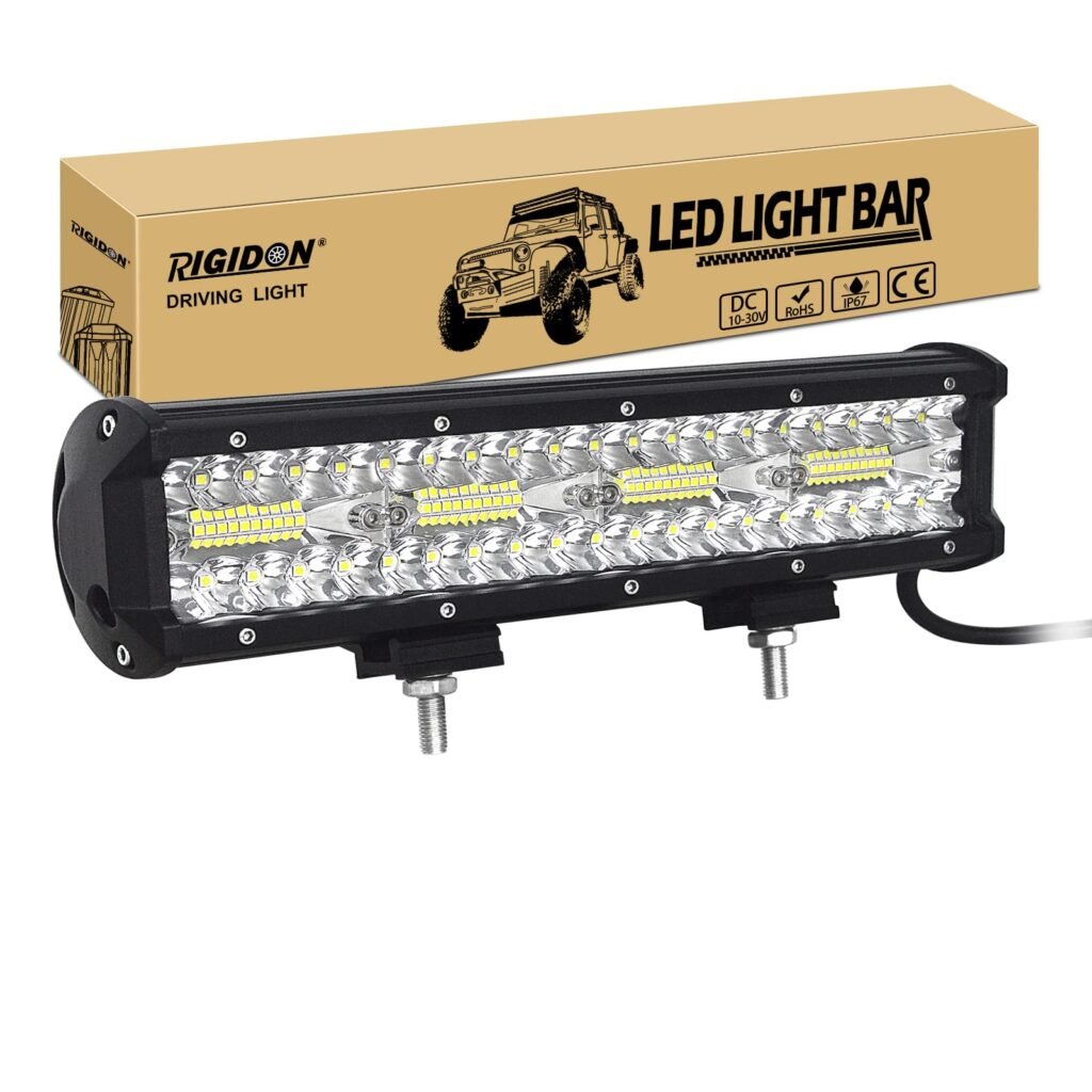 LED automobilių lempa 30 cm 240 W atspari vandeniui