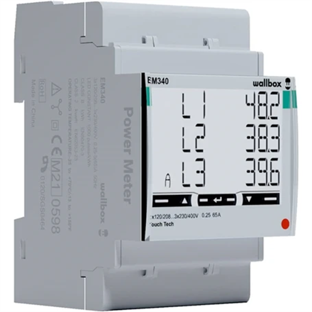 Wallbox Power Meter (3 phase up to 65A/PRO380Mod/Inepro) | MTR-3P-65A-IN|MTR-3P-65A-IN