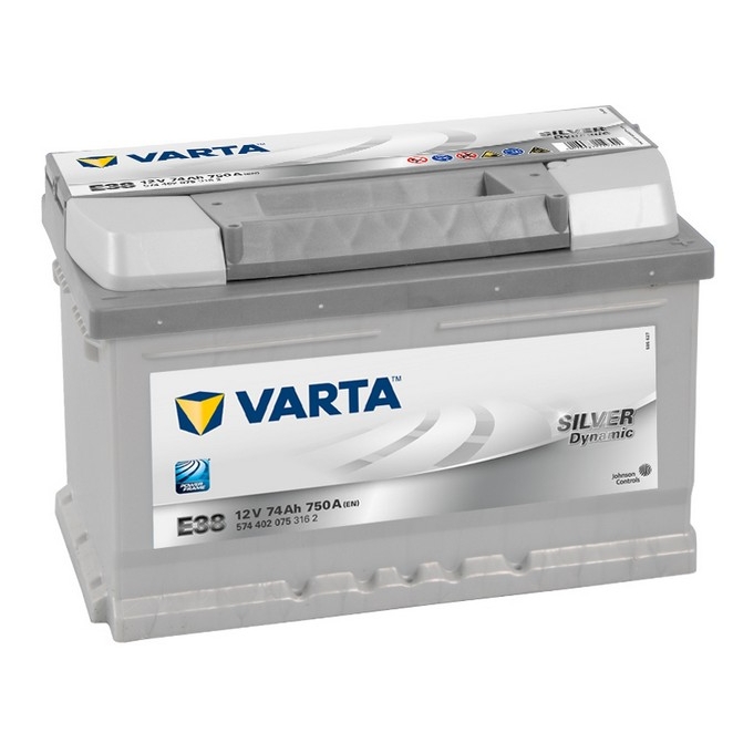 VARTA Silver 74Ah 750A akumuliatorius