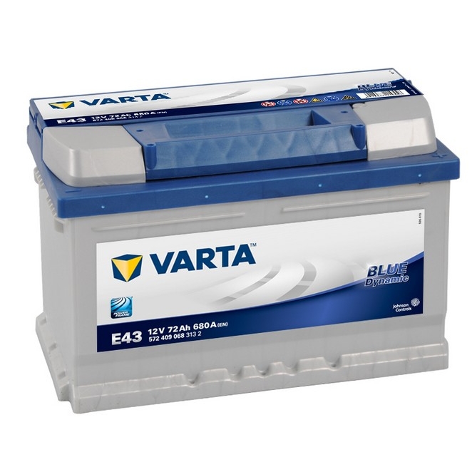 VARTA Blue 72Ah 680A akumuliatorius