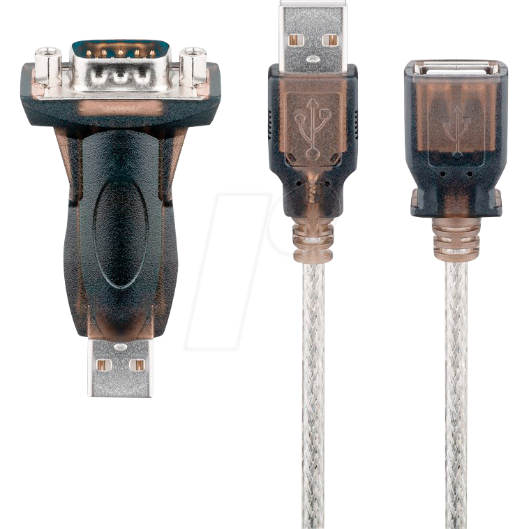 RS232 USB su USB prailginimu ir CD