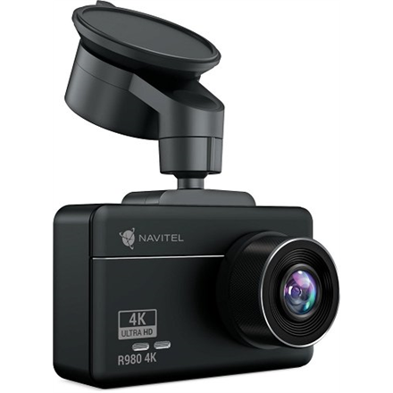Navitel | Dashcam with Wi-Fi, GPS-informer, and digital speedometer | R980 4K | IPS display 3''; 854x480; Touchscreen | GPS (satellite) | Maps included|R980 4K
