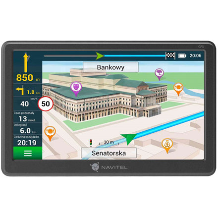 Navitel | GPS Navigator With a Magnetic Mount | E707 Magnetic | 800 x 480 | GPS (satellite) | Maps included|E707 Magnetic