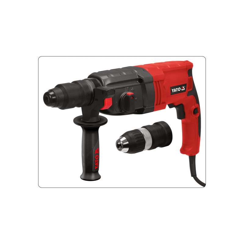 YT-82122 YT.MŁOTOWIERTARKA SDS PLUS 850W   82122 +GŁOWICA 3,3J.