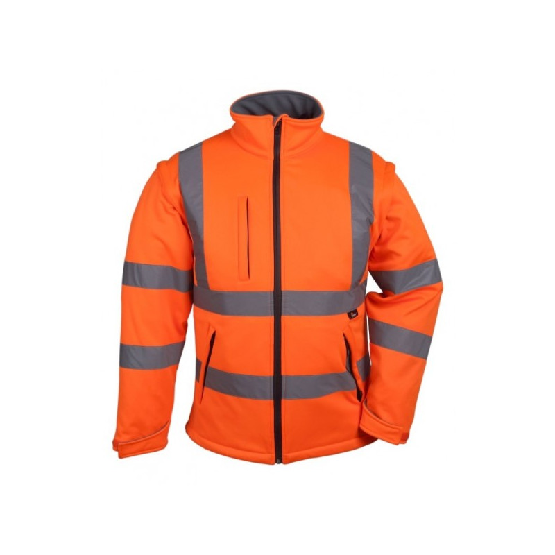 VWJK176O-L BETA KURTKA SOFTSHELL OSTRZ.POM.   L ODPIN.RĘK....