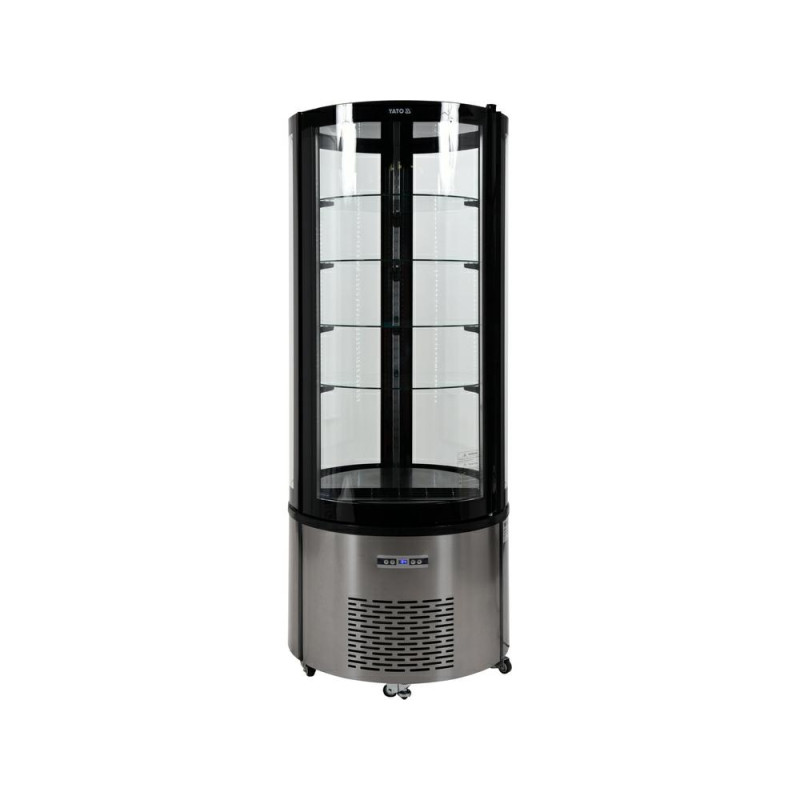 YG-05098 YG.šaldytuvo vitrina 400L 68x68x175 BLACK