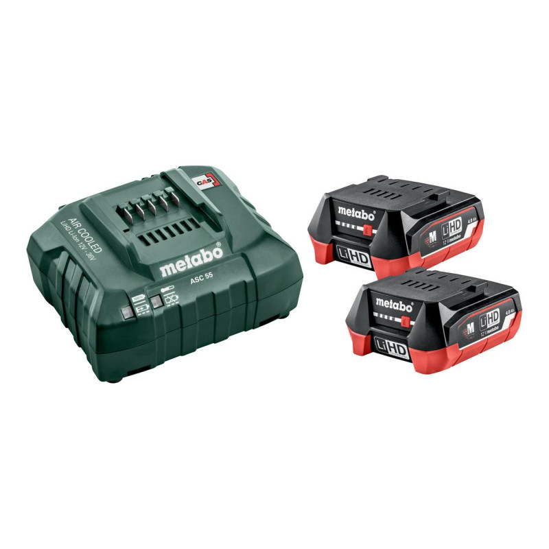 685301000 METABO.AKUMULATOR 12V 4,0 LiHD x2 +ŁAD. ASC55 ...