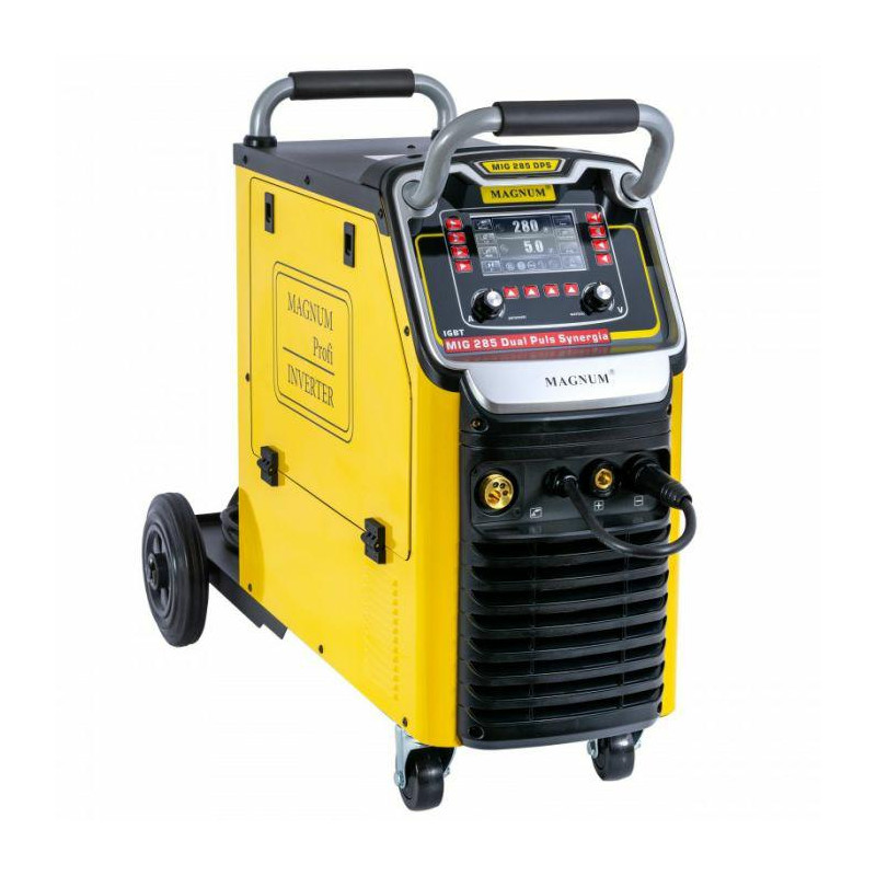 29327 PUSIAU AUTOMATINIS SUVIRINIMO APARATAS INV. MIG-285 DUAL PLUS SYNERGIA LCD 280A/60% 400V GP50 4x4 D300 24/3