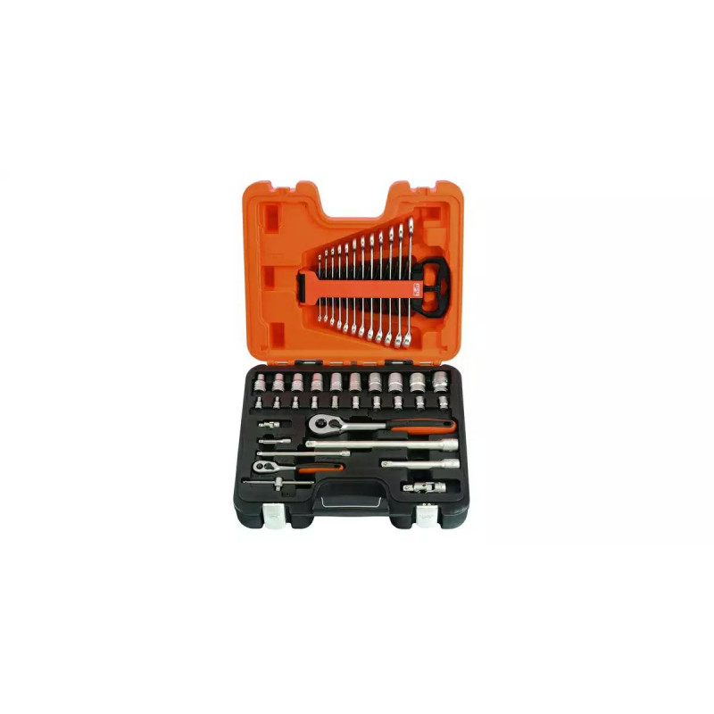 S410 BAHCO veržliarakčių rinkinys 41el.  1/2"+PL...