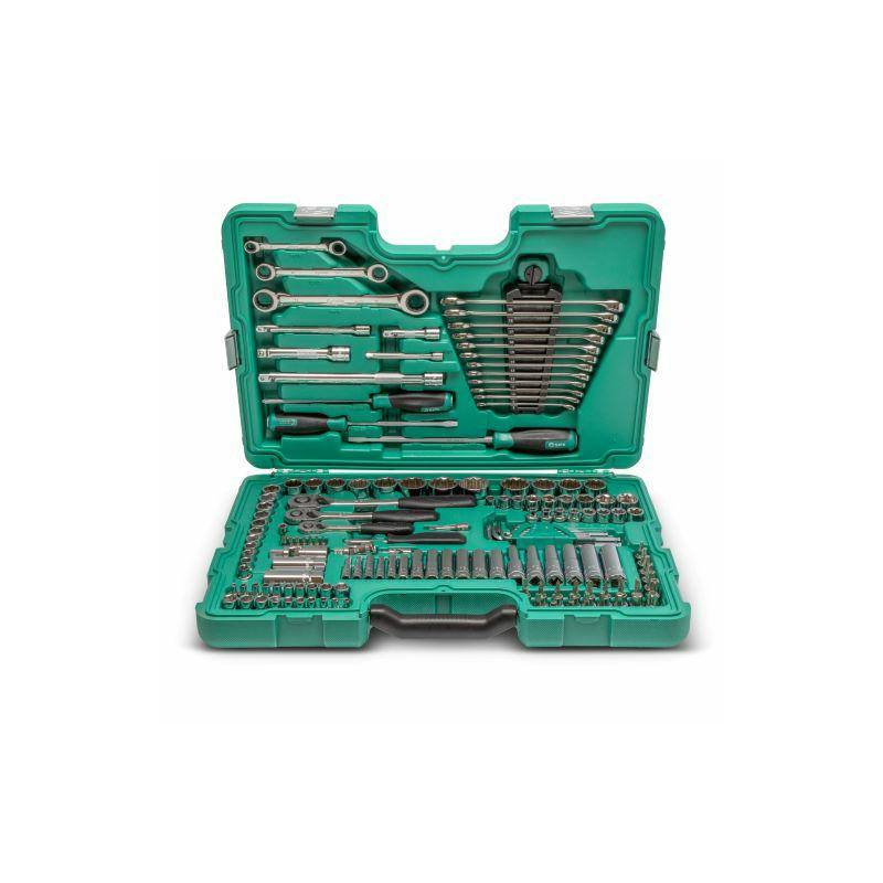 ST09510SJ SATA ZESTAW KLUCZY 150el  1/4" 3/8" 1/2" WALIZKA....