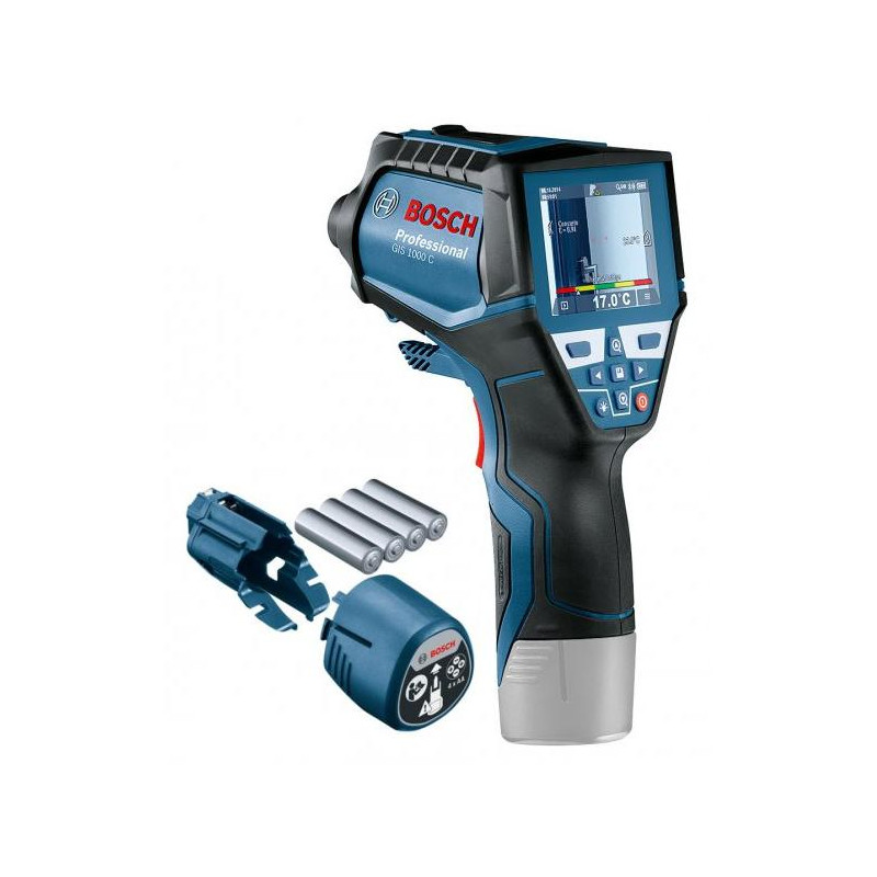 0601083300 BOSCH.TERMOVIZORINĖ KAMERA GIS 1000 C L-BOX READY ADAPTERIS AA1 BATERIJOMS