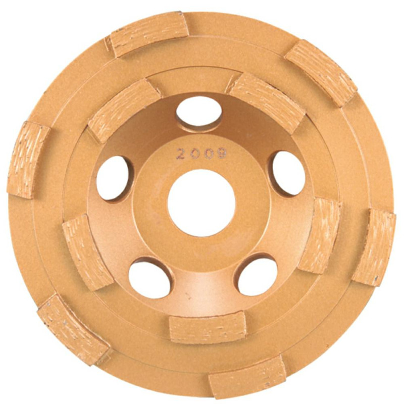 B-12295 MAKITA DEIMANTINIS ŠLIFAVIMO DISKAS KONKRETAS 125x22,23mm DVIGUBAS BETONAS / GUMA