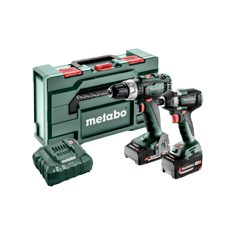 685194000 METABO.COMBO 18V 2.8.2 KIT (BS 18 L + SSD 200 LT) 1x4.0Ah 1x2.0Ah METABOX