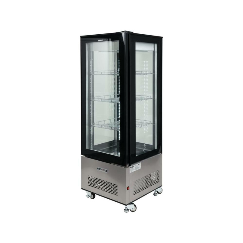 YG-05068 YG.šaldytuvo vitrina 400L 65x65x190 BLACK