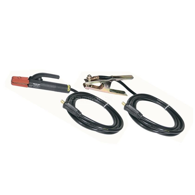 W000011138 WELDLINE PRZEWÓD SPAWALNICZY MMA KPL. ARC 25C25 WTYK EW 25.