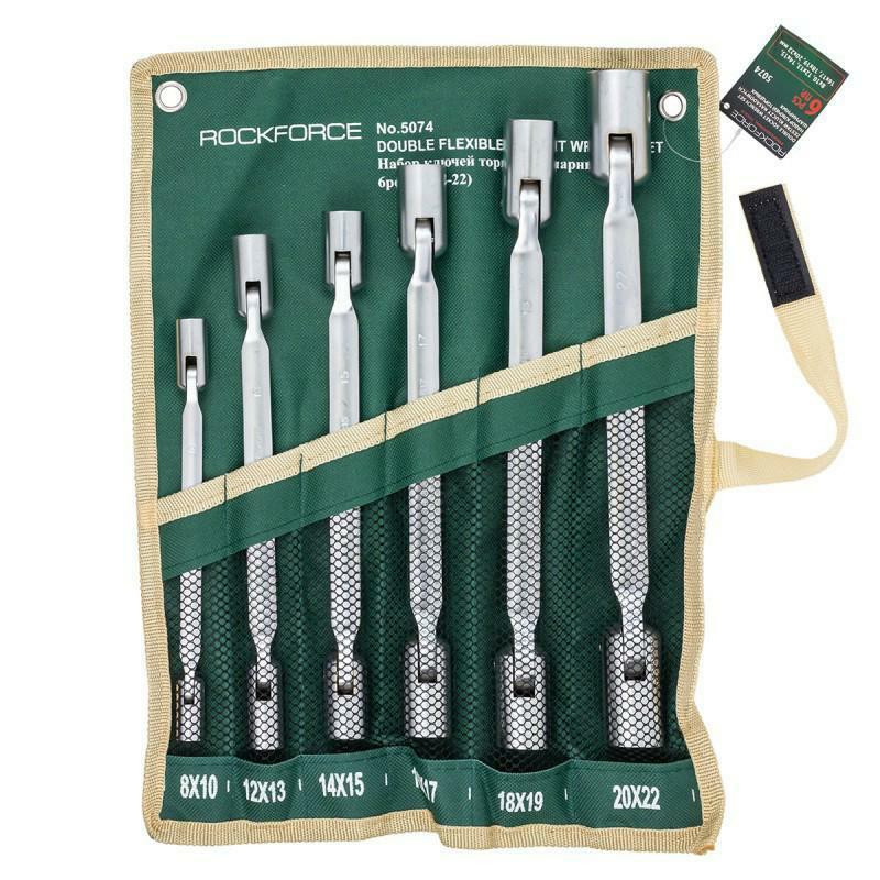 RF-5074 ROCKFORCE Kištukiniai veržliarakčiai veržliarakčiai vnt. 6vnt. 8-22mm