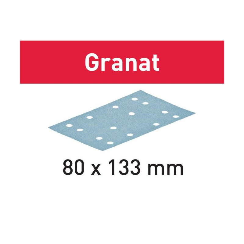 499628 ŠLIFAVIMO LAKŠTAS STF 80X133 P100 GR/100
