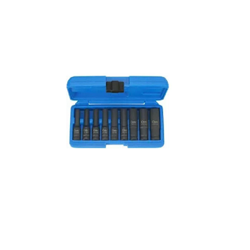 HCBA2229 KT HC 1/2" ilgio įvorių rinkinys E10-E24 9 vnt.