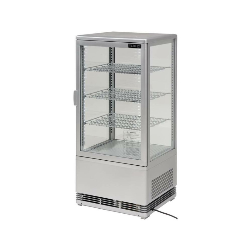YG-05057 YG.šaldymo vitrina 78L 42x38x96 SILVER