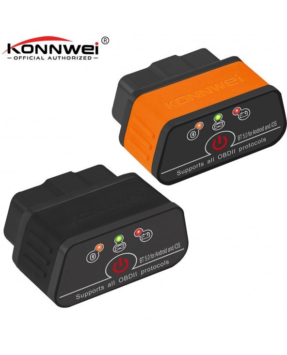 KW903 V1.5 ELM327 Bluetooth 5.0 automatinis gedimų detektorius OBDII skaitytuvas ELM327 OBD įrankis, skirtas Android PK