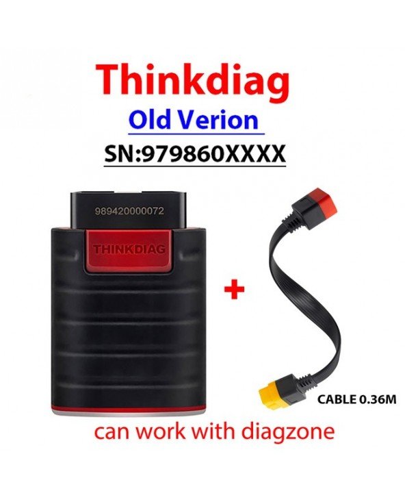 "ThinkDiag" "Bluetooth" kodų skaitytuvas OBD2 skeneris Andriod IOS diagnostikos įrankis OIL Reset Service