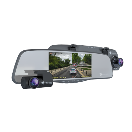 Navitel | Smart rearview mirror equipped with a DVR | MR255NV | IPS display 5''; 960x480 | Maps included|MR255NV