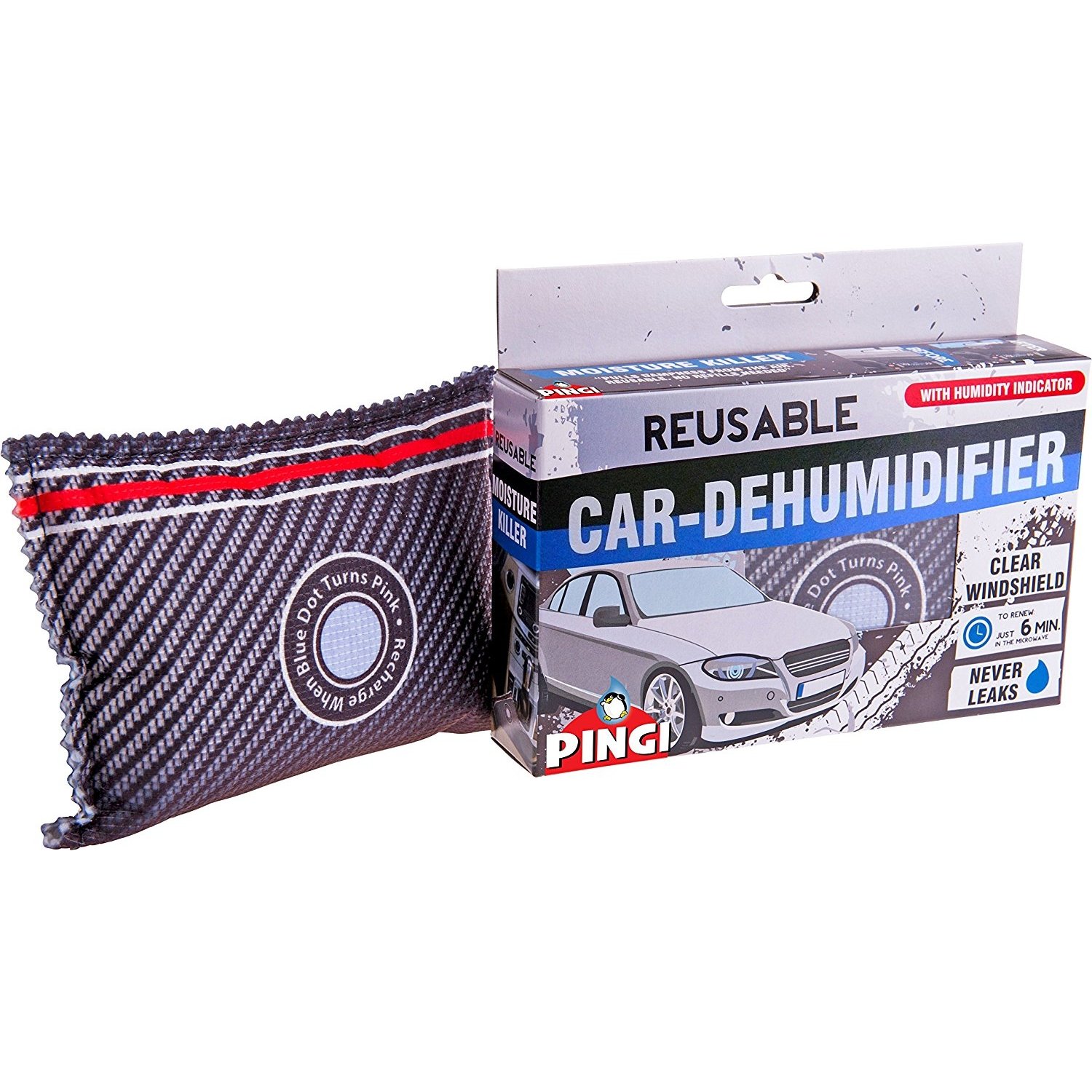 PINGI drėgmės sugėriklis automobiliui (daugkartinis)