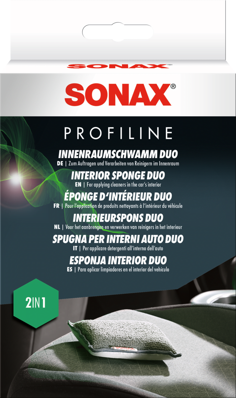 Dvipusė kempinė interjero valymui SONAX Profiline