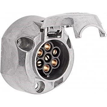 Priekabos elektros lizdas BOSCH 070 011, 12 V, 7 jungtys, metalinis