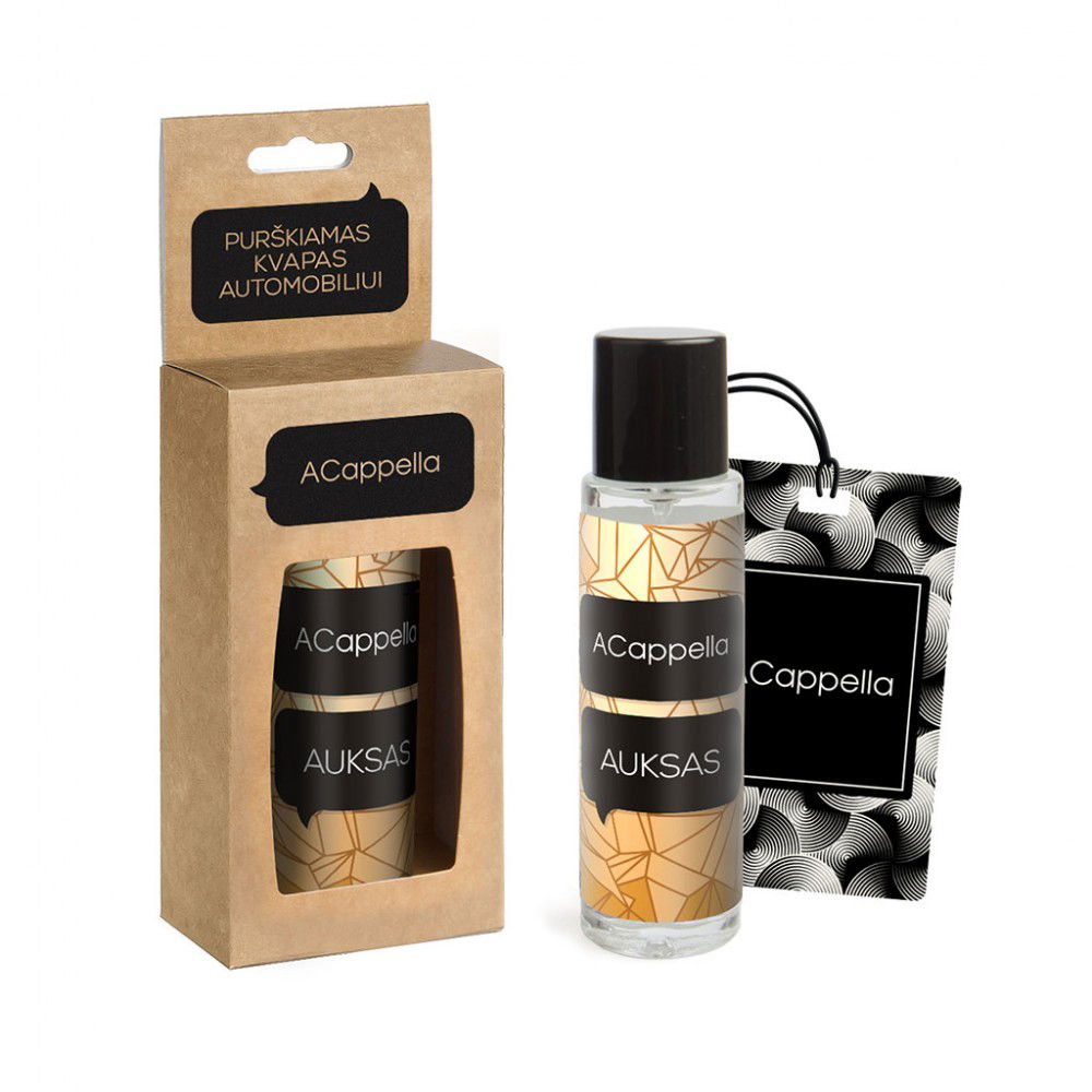 Automobilinis oro gaiviklis ACAPPELLA  Auksas, purškiamas, 50 ml