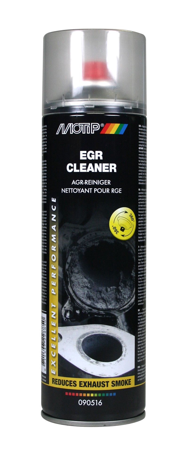 Turbinų ir EGR vožtuvų valiklis MOTIP Turbo & EGR Cleaner, 500 ml