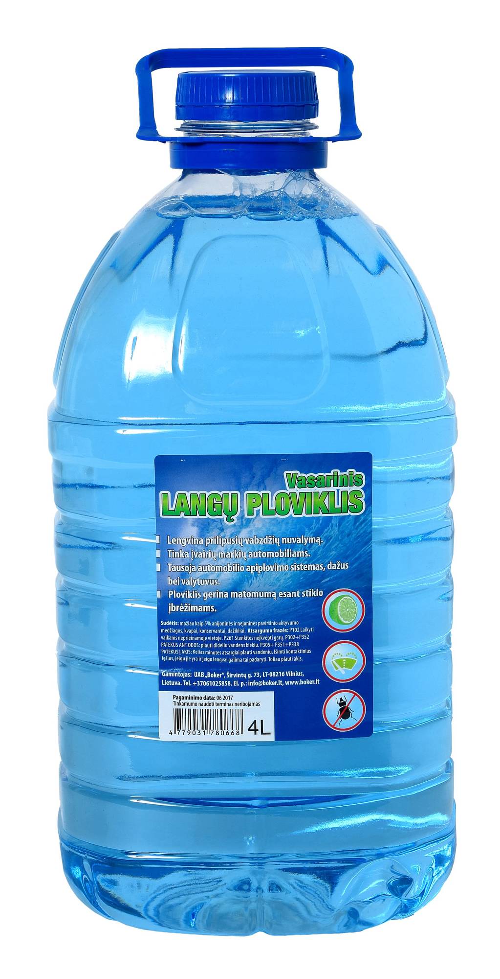 Vasarinis langų plovimo skystis, 4 l