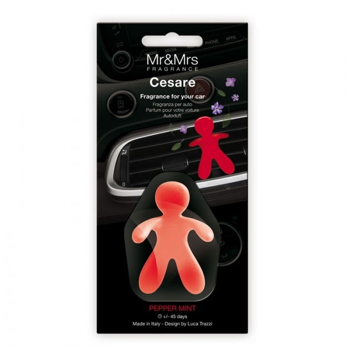Automobilinis oro gaiviklis Mr&Mrs Fragrance Cesare Pepper Mint