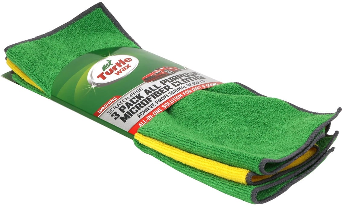 Universalios mikropluošto šluostės TURTLE WAX, 3 vnt. 40 x 40 cm