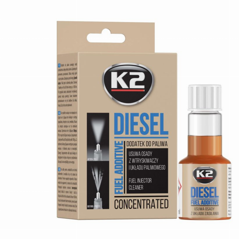 Purkštukų ir kuro sistemos valiklis DIESEL, 50 ml
